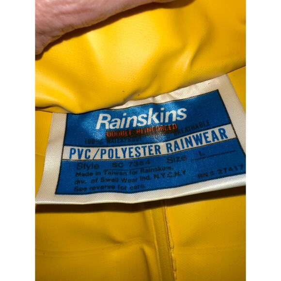VINTAGE RAINSKINS YELLOW RAIN HAT SOU’WESTER - Picture 7 of 7